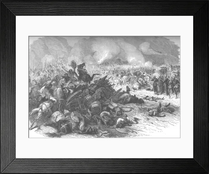 Framed Print : Battle Before Magdala, c1880 Framed Print : Battle Before Magdala, c1880