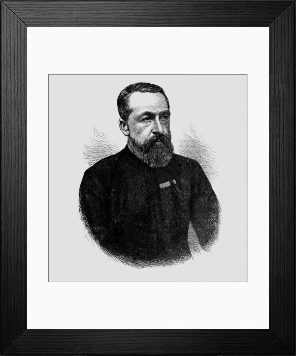 Framed Print : Captain Glover, 1880 Framed Print : Captain Glover, 1880