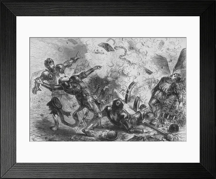Framed Print : Death of James II. of Scotland, c1880 Framed Print : Death of James II. of Scotland, c1880