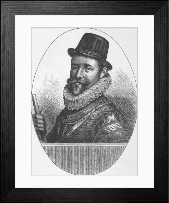 Framed Print : Sir John Hawkins, c1880 Framed Print : Sir John Hawkins, c1880