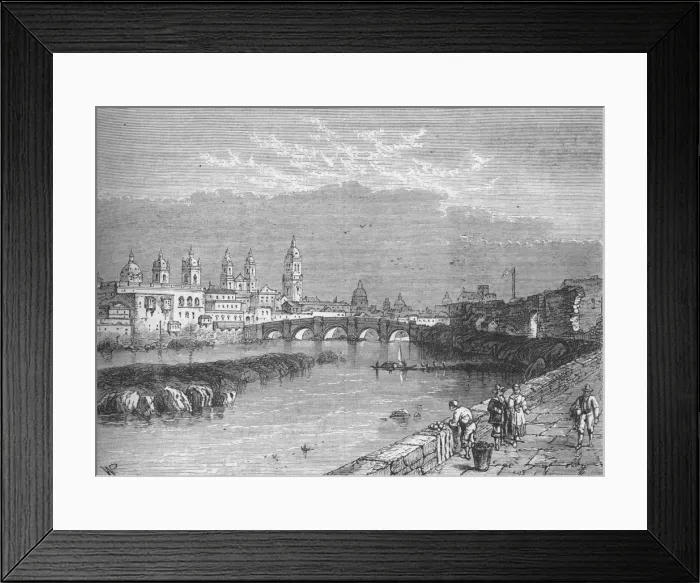 Framed Print : Lima, c1880. Artist: W. P Framed Print : Lima, c1880. Artist: W. P