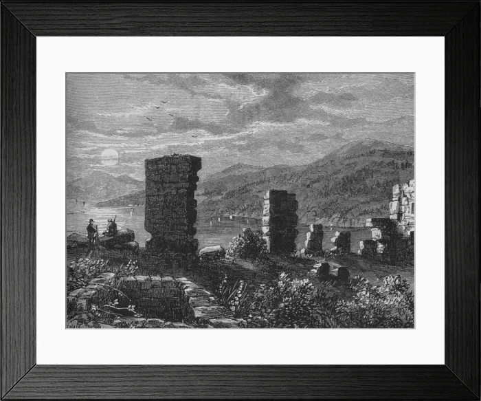 Framed Print : Ticonderoga Fort, c1880. Artist: Joseph Swain Framed Print : Ticonderoga Fort, c1880. Artist: Joseph Swain