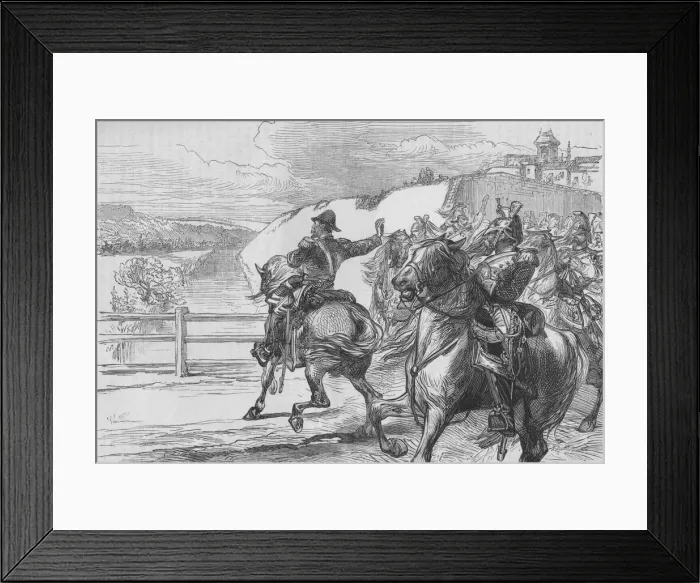 Framed Print : Surprise of the French by Beresford, c1880 Framed Print : Surprise of the French by Beresford, c1880