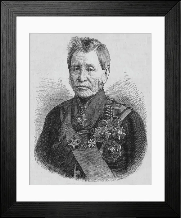 Framed Print : Sir John Burgoyne, c1880 Framed Print : Sir John Burgoyne, c1880