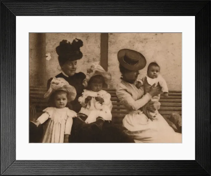 Framed Print : Women and children, 1937. Artist: Louis Guichard Framed Print : Women and children, 1937. Artist: Louis Guichard