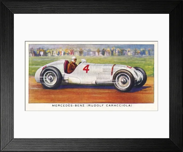 Framed Print : Mercedes-Benz (Rudolf Caracciola), 1938