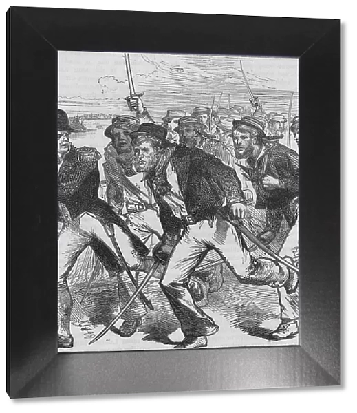 Captain Money Leading the Blue-Jackets, c1880