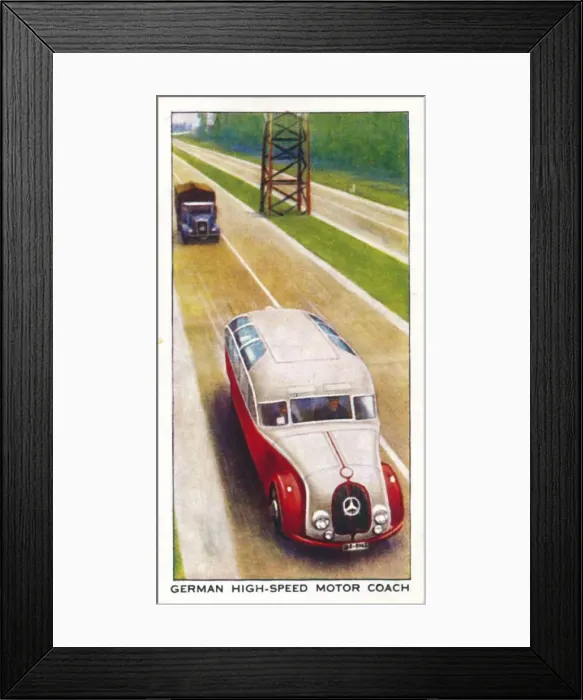 Framed Print : German High-Speed Motor Coach, 1938 Framed Print : German High-Speed Motor Coach, 1938