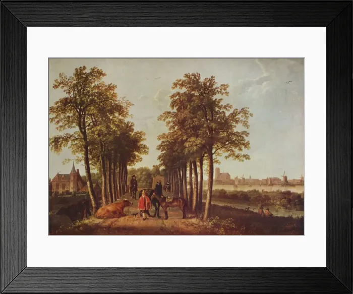 Framed Print : Avenue at Merdervort, c1650-1652, (c1915). Artist: Aelbert Cuyp Framed Print : Avenue at Merdervort, c1650-1652, (c1915). Artist: Aelbert Cuyp