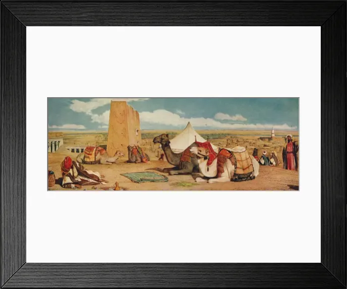 Framed Print : Edfou: Upper-Egypt, 1860, (c1915). Artist: John Frederick Lewis