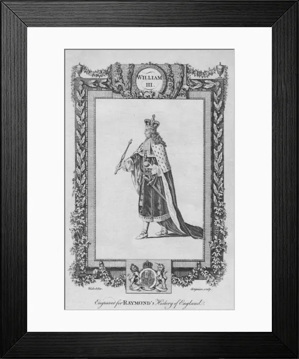 Framed Print : William III, c1787