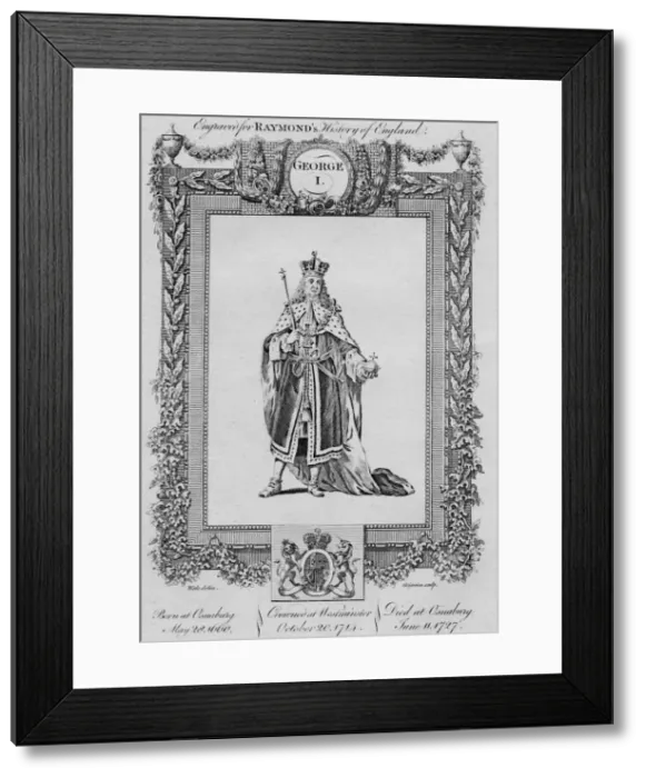 Framed Print : George I, c1787 Framed Print : George I, c1787
