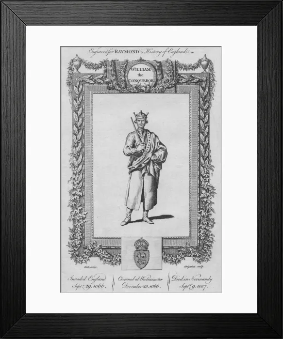 Framed Print : William the Conqueror, c1787 Framed Print : William the Conqueror, c1787