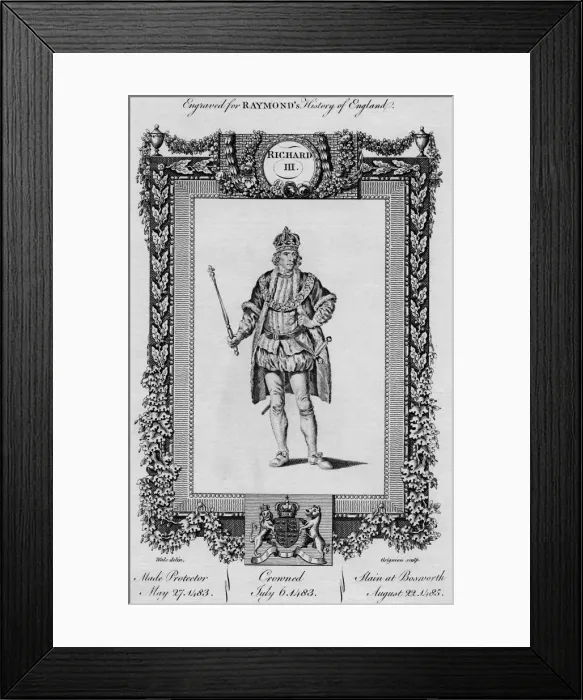 Framed Print : Richard III, c1787 Framed Print : Richard III, c1787