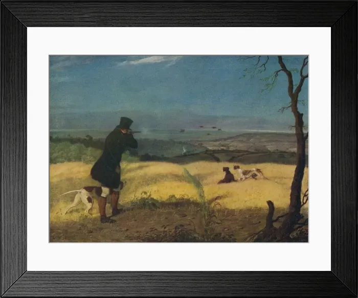 Framed Print : A Good Shot!, c1820, (1922). Artist: Abraham Cooper Framed Print : A Good Shot!, c1820, (1922). Artist: Abraham Cooper