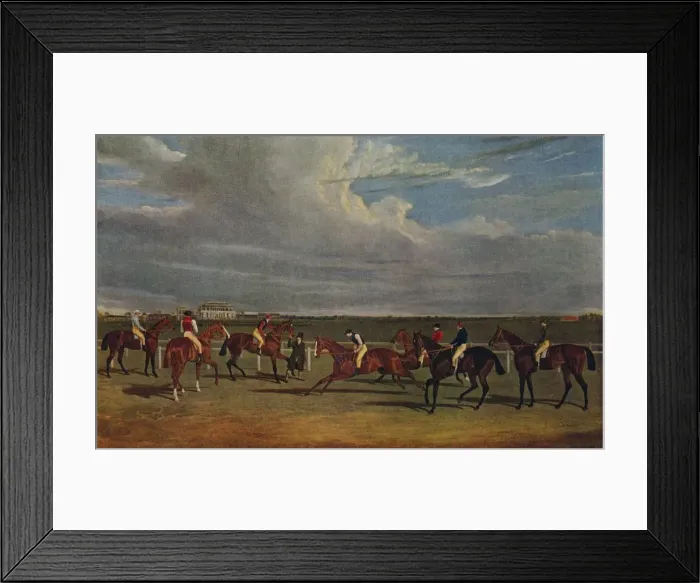 Framed Print : The St. Leger of 1828, c1829, (1922). Artist: John Frederick Hering Framed Print : The St. Leger of 1828, c1829, (1922). Artist: John Frederick Hering