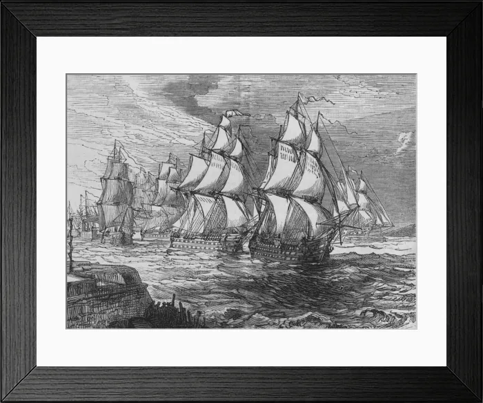 Framed Print : The Squadron Before Amoy, c1880 Framed Print : The Squadron Before Amoy, c1880