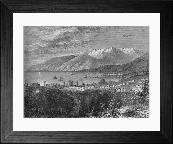 Framed Print : Beyrout, c1880. Artist: John Greenaway Framed Print : Beyrout, c1880. Artist: John Greenaway