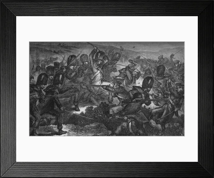 Framed Print : Charge of the Guards at Inkerman, c1880 Framed Print : Charge of the Guards at Inkerman, c1880