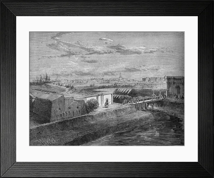 Framed Print : Fort William, c1880. Artist: Richard Principal Leitch Framed Print : Fort William, c1880. Artist: Richard Principal Leitch