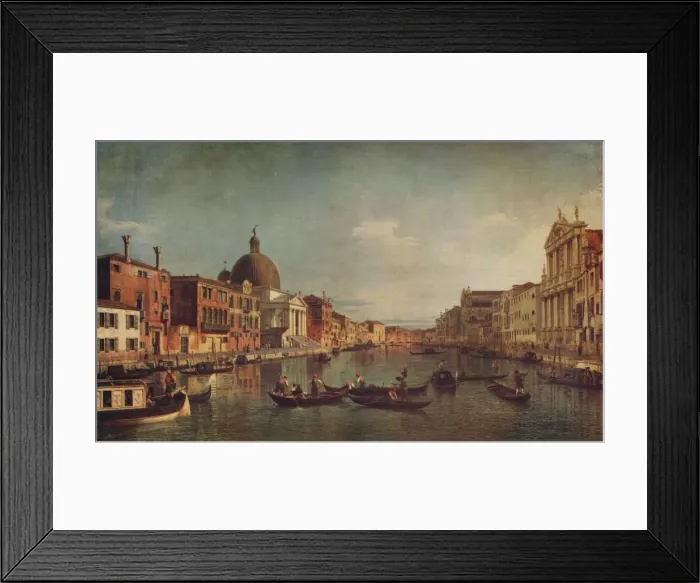 Framed Print : A View on the Grand Canal Venice, c1740, (c1915). Artist: Canaletto Framed Print : A View on the Grand Canal Venice, c1740, (c1915). Artist: Canaletto