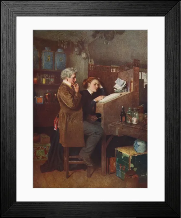 Framed Print : Something Wrong Somewhere, c1850. Artist: Charles Green Framed Print : Something Wrong Somewhere, c1850. Artist: Charles Green