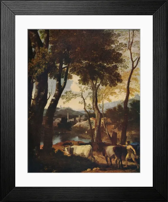 Framed Print : Landscape, c1630. Artist: Nicolas Poussin Framed Print : Landscape, c1630. Artist: Nicolas Poussin