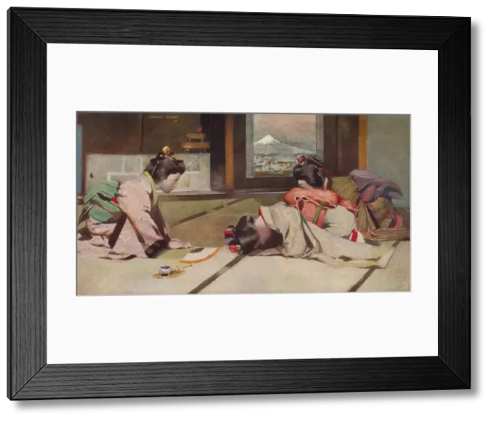 Framed Print : Salutations, c1915. Artist: George Henry Framed Print : Salutations, c1915. Artist: George Henry