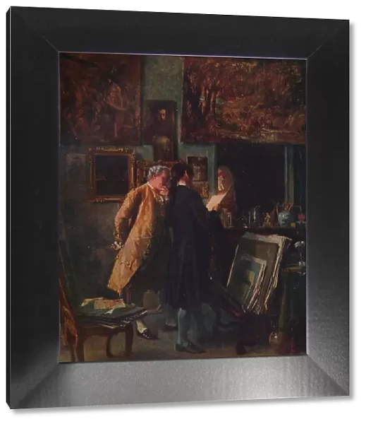 The Print Collector, c1850, (c1915). Artist: Jean Louis Ernest Meissonier