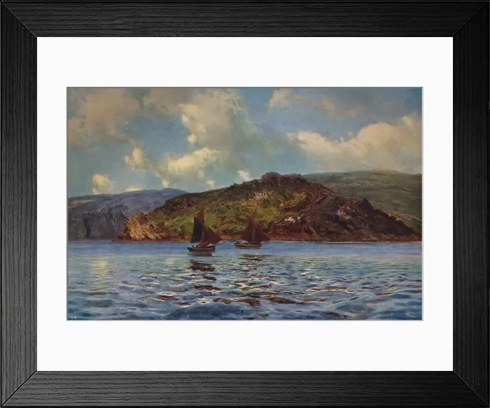 Framed Print : Catspaws off the Land, 1885, (c1915). Artist: Henry Moore Framed Print : Catspaws off the Land, 1885, (c1915). Artist: Henry Moore