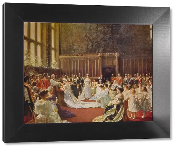 The Marriage of King George V, 1894, (c1915). Artist: Laurits Tuxen