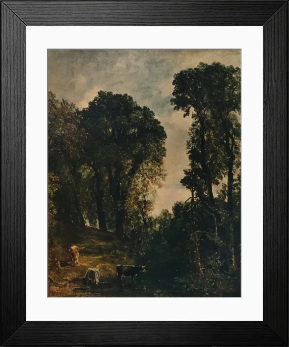 Framed Print : Trees Near Hampstead Church, 1829, (c1915). Artist: John Constable Framed Print : Trees Near Hampstead Church, 1829, (c1915). Artist: John Constable