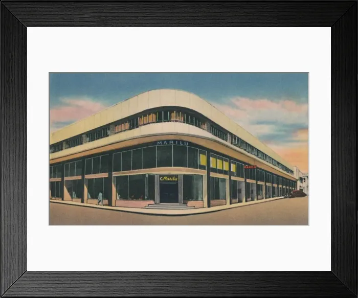 Framed Print : Progreso Building, Barranquilla, c1940s Framed Print : Progreso Building, Barranquilla, c1940s