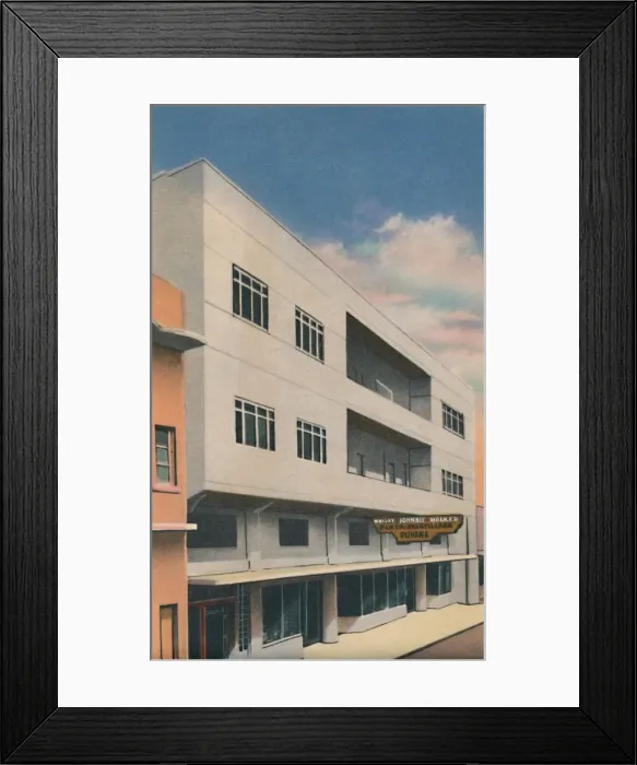 Framed Print : Ropuyana Building. Owner Roberto Puyana, Barranquilla, c1940s Framed Print : Ropuyana Building. Owner Roberto Puyana, Barranquilla, c1940s