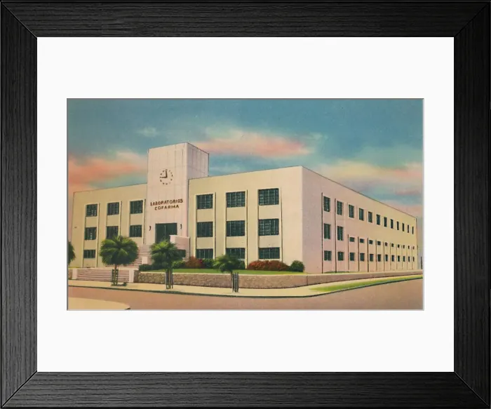 Framed Print : The modern COFARMA Building, Barranquilla, c1940s Framed Print : The modern COFARMA Building, Barranquilla, c1940s