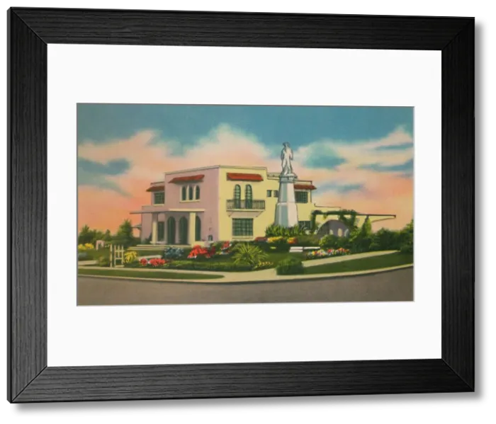 Framed Print : Residence in Altos del Prado, Barranquilla, c1940s Framed Print : Residence in Altos del Prado, Barranquilla, c1940s