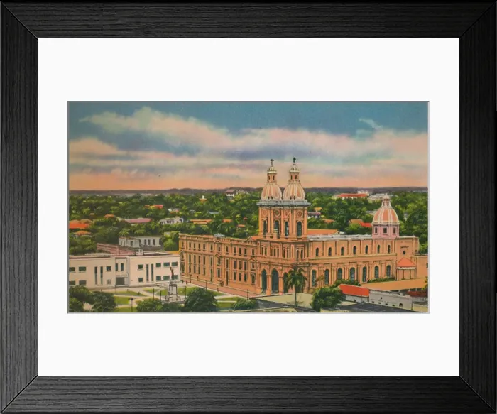 Framed Print : Church of San Jose, Barranquilla, c1940s Framed Print : Church of San Jose, Barranquilla, c1940s