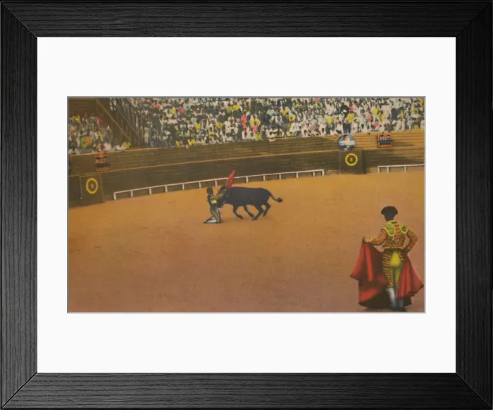 Framed Print : La Magdalena Bull Ring, Barranquilla, c1940s Framed Print : La Magdalena Bull Ring, Barranquilla, c1940s
