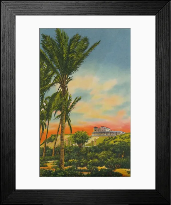 Framed Print : Salgar Castle. 20 minutes from Barranquilla, c1940s Framed Print : Salgar Castle. 20 minutes from Barranquilla, c1940s