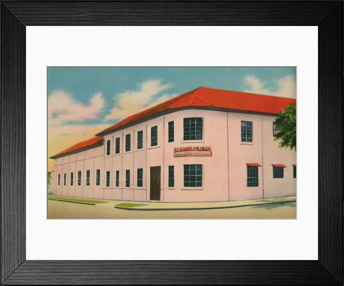 Framed Print : La Americana Vegetable Oils and Fats Factory, c1940s Framed Print : La Americana Vegetable Oils and Fats Factory, c1940s