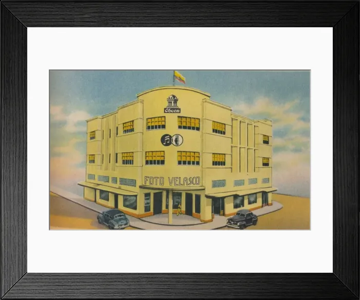 Framed Print : Foto Volasco Building, Barranquilla, c1940s
