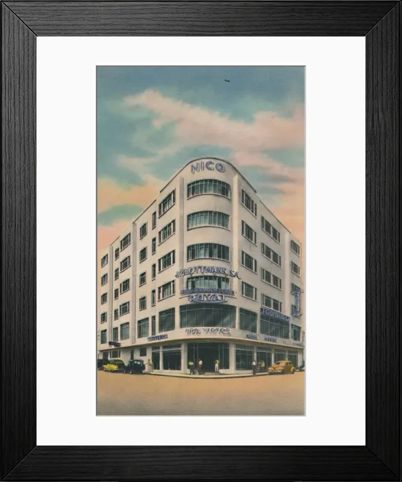 Framed Print : Nico Building, Owners: P. & M. Matera, Barranquilla, c1940s Framed Print : Nico Building, Owners: P. & M. Matera, Barranquilla, c1940s