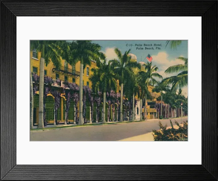Framed Print : Palm Beach Hotel, Palm Beach, Fla. c1940s Framed Print : Palm Beach Hotel, Palm Beach, Fla. c1940s