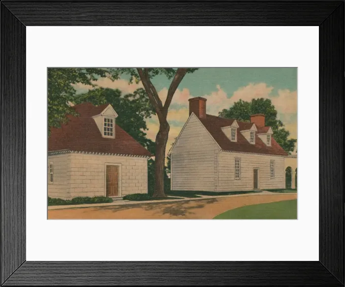 Framed Print : Gardeners House and Office, 1946 Framed Print : Gardeners House and Office, 1946