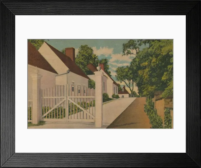 Framed Print : The South Lane, 1946 Framed Print : The South Lane, 1946