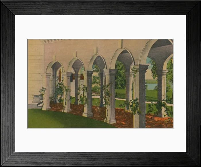 Framed Print : The South Colonnade, 1946 Framed Print : The South Colonnade, 1946