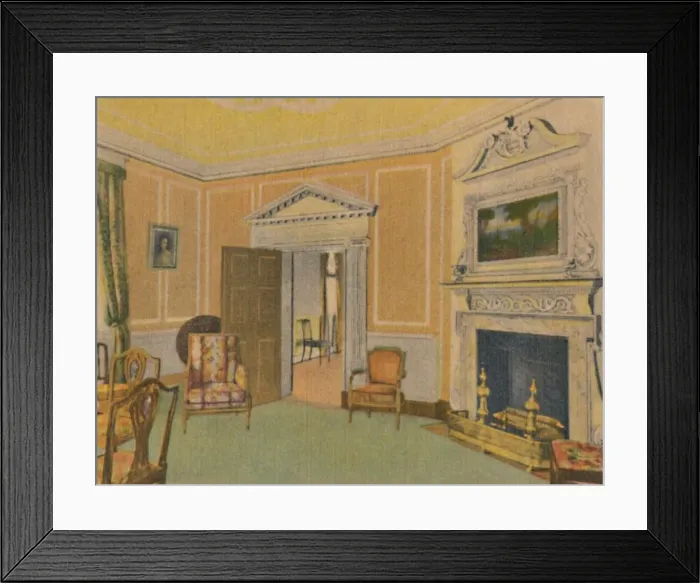 Framed Print : The West Parlor, 1946 Framed Print : The West Parlor, 1946