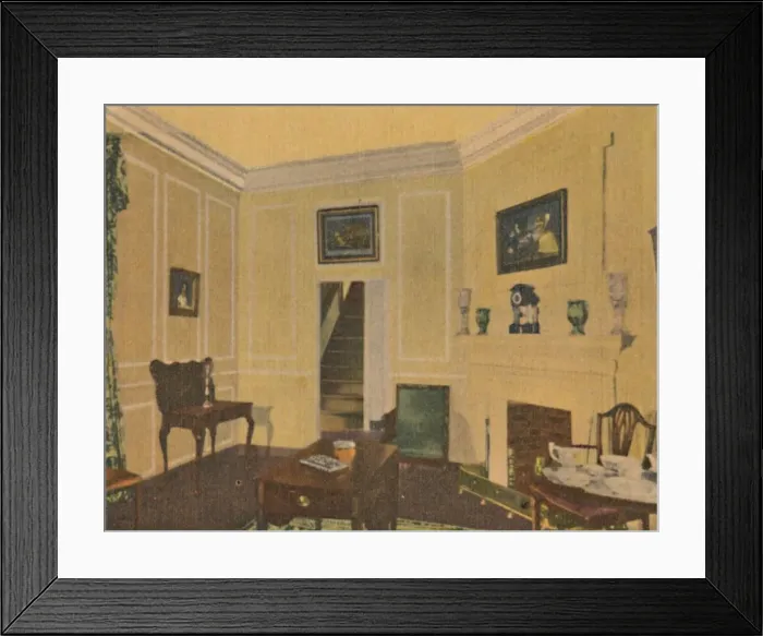 Framed Print : Mrs. Washingtons Sitting Room, 1946 Framed Print : Mrs. Washingtons Sitting Room, 1946