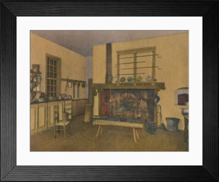 Framed Print : The Family Kitchen, 1946 Framed Print : The Family Kitchen, 1946