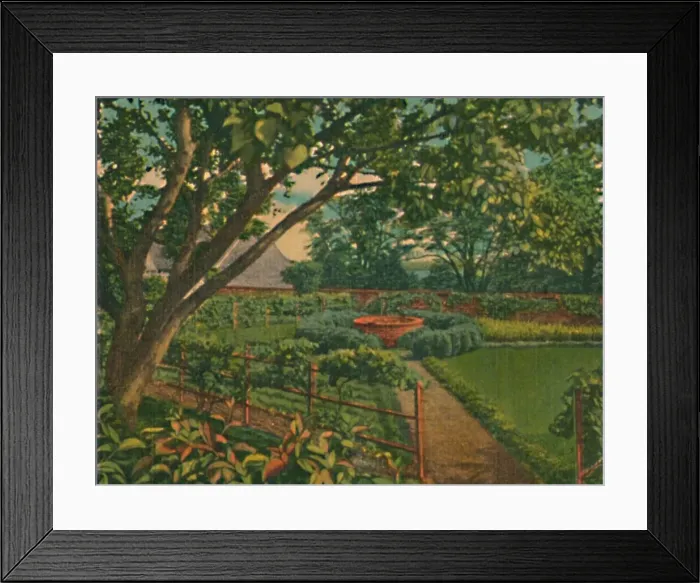 Framed Print : The Kitchen Garden, 1946 Framed Print : The Kitchen Garden, 1946